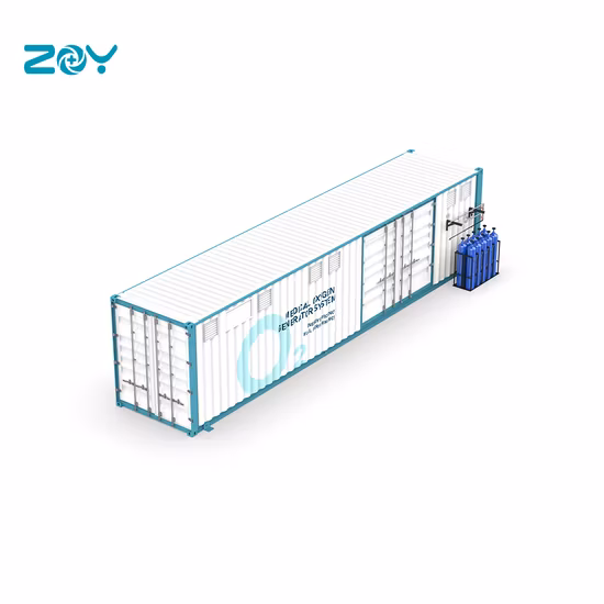 Système de conteneur d'oxygène Zoy emballé soi-même